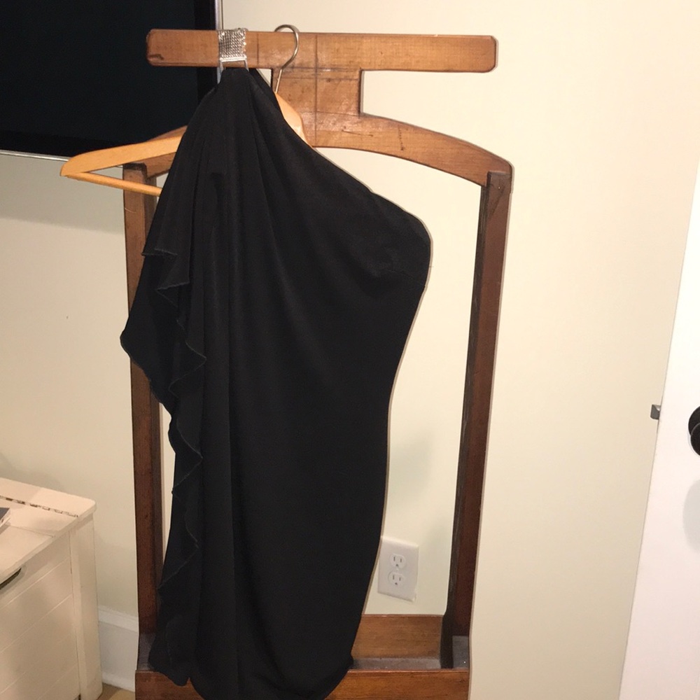 White House Black Market one-shoulder dress